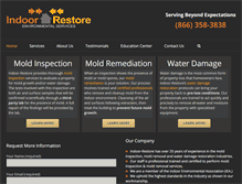 Tablet Screenshot of indoorrestore.com